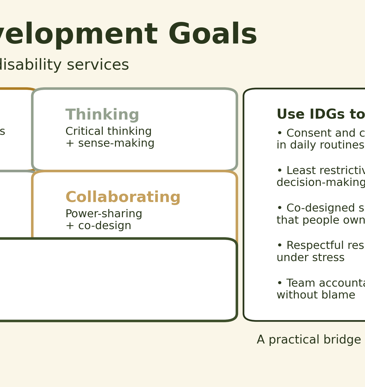 Inner Development Goals for Practitioners: a practical bridge to rights-based disability services